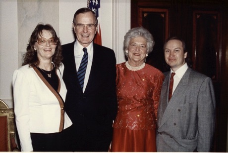 At the White House With President Bush